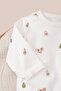 Jumpsuit Newborn Baby Patterned 100% Cotton Jumpsuit with Hat - 3