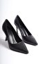 Black Skin High Heel Stiletto