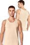 Skin Color Modal Cotton Men's Undershirt 2-Piece Set