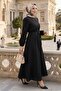 Lorin Lined Dress 1688 - Black - 3