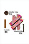 Pink Floral 60X60 cm Combination Punch and Needle/Wire Wooden Hoop Suitable for All Embroidery (Gift with Case) - 6