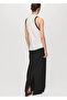 Drape Collar Blouse with Contrasting Details - 4