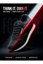 Men's Black and White Casual Comfortable Soft Sole Comfortable Lace-Up Sneaker Sports Shoes - 3