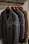 Business Class 10 Pieces 44 cm Black Italian Hook Solid Wood Suit Hanger Coat Jacket Hanger - 6