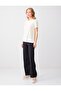 Black Slim Fit Wide Leg High Waist Knitted Leggings - 2