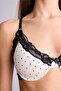 Lace Detailed Cup-Free Padless Wired T-Shirt Bra G6445Ax26Sm - 3