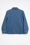 Women's Floral Embroidered Stretch Fabric Blue Denim Jacket - 3