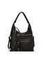 Very Versatile Women's Soft Leather Backpack, Handbag, and Shoulder Bag - 4