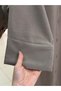 Nuboria Women's Hijab Summer Shirt Dress/Robe Modal Insert Cuff-Tn030 Mink - 5