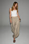 Tensellet women's tencel fabric barrel beige pants - 5