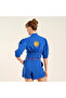 Proti Dark Blue Poplin Blouse - 4
