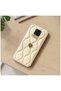 Xiaomi Redmi Note 9S Compatible Case Zebana Camellia Leather Case Beige - 4