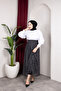Women's Lined Polka Dot Patterned Tulle Skirt - 5