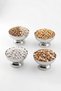 4-Piece Stainless Steel Tableware Presentation Snack Bowl Breakfast Bowl Stainless Steel Footed Bowl - 3