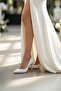 Veronica White Vegan Jacket Stiletto 9 Cm - 2