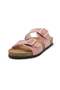 Lily Beige Color Orthopedic Cork Sole Slippers - 6