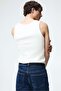 Slim Fit Ribbed vest top - 4