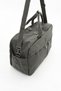 Unisex Large Size Dark Gray Color Water Resistant Crinkle Fabric Travel Bag with Crossbody and Shoulder Strap - 3