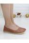 Syg P24 Tan Genuine Leather Women's Shoes - 4