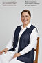Women's Plus Size Openwork Hollowed Out Knitted Fabric Vest - Lightweight and Breathable Summer Mom Vest - 6