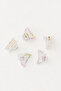 Set of 5 Modern Clasp Hooks 2.4X1.5 cm