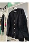 Hatun Angora Cardigan (Size 36-42 Compatible) - Black - Standard