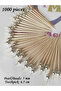1000 Pieces of Decorative Silver Mini Ball Beaded Toothpicks 6.5 cm - Bead Size 5 mm - 3