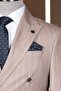Exclusive Striped Double-Breasted Suit Mink - 3