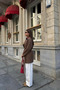 Cape Detailed Water-Repellent Feature a Unlined Trench Coat Brown 6833 - 3