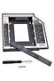 صندوق Ssd Hdd مثبت في فتحة DVD مقاس 12.7 مم Hdd Caddy Sled