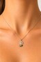 Daisy Flower Silver Color Women's Steel Necklace - Does Not Tarnish - 2