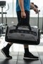 Nil-12 Sports Bag with Shoe Compartment Travel Bag Hand Luggage Gym Sports Gym Gray