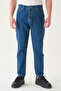 Men's Boyfriend High-Waist Ankle-Length Jeans - 2