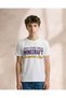 Senior Boys White Printed T-Shirt
