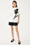 Half Sleeve and Floral Print T-Shirt - 2