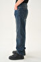 Men's Stitching Detail Baggy Fit Jeans - 3