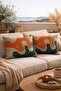 2-Piece Ds25 - Double-Sided Rectangular Throw Pillow Cover