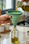 Foldable Funnel Accordion Funnel, Space-Free Silicone, Easy Operation Silicone Funnel
