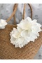 Bi̇anca |   Floral Detailed Straw Beach Bag Large Size Bohemian Summer Bag - 4