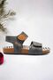 Navy Blue Transitional Children's Sandals - 3
