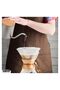 250ml Stainless Steel Drip Coffee Cookware with Wooden Lid,Gooseneck Spout Pour Over Kettle,Silver - 2