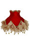 Velvet Covered Handmade Classic Model Red Lampshade Vinta Other - 2
