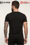 2552 Men's V-Neck Warm Anti-Sweat Short Sleeve Thermal Top Underwear - 3