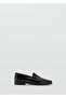 Drawstring Leather Loafers - 2
