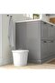 KNODD Bin with lid, white, 16 l - 5