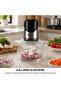 Food Chopper 2.0L Glass Bowl, 500W Electric Vegetable Chopper with 4 Titanium Blades, 2-Speed Control, Meat Grinder, Ice Crusher, Kitchen Food Processor KCG172 - 2