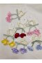 Girl's New Model Flower Pendant Rubber Ring Buckle - 4