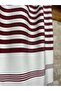 Hand-Woven Bamboo Claret Red Beach Peshtemal 90x190 - 3