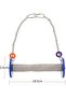 Beak Roll Bird Swing, Natural Pumice Perch Toy Trims Nails & Beaks, Safe Non-Toxic