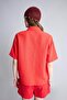 100% Cotton Regular Fit Muslin Short Sleeve Red Shirt F0884Ax25Sm - 6